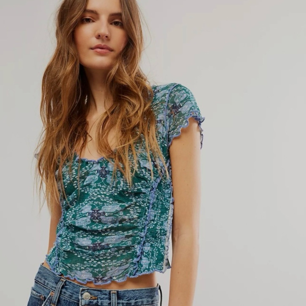 NEW Free People Oh My Baby Tee